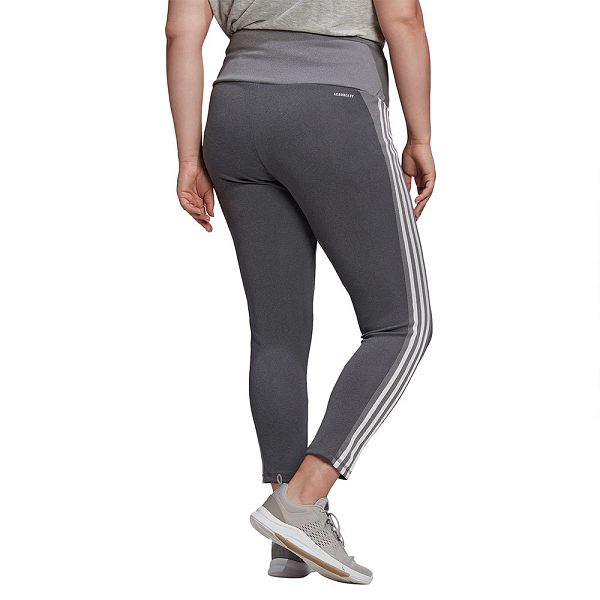 Adidas 3 Stripes 7/8 Big Naisten Leggingsit Harmaat | JPDV-07291