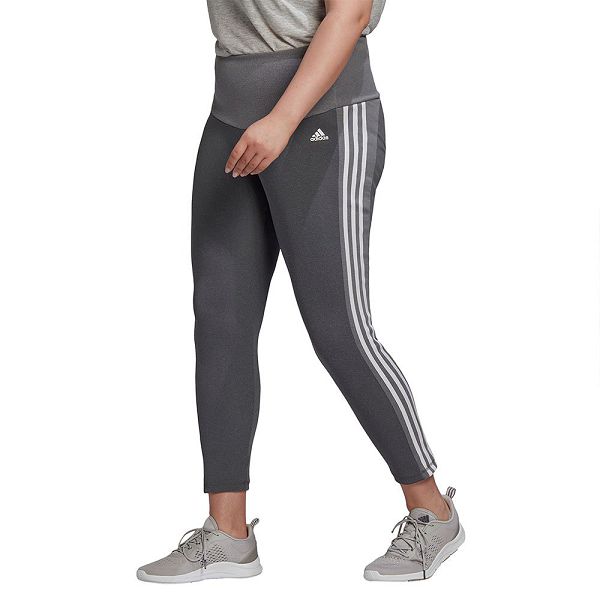 Adidas 3 Stripes 7/8 Big Naisten Leggingsit Harmaat | JPDV-07291