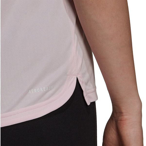 Adidas 3 Stripes Lyhyt Sleeve Naisten T Paidat Pinkki | GIAQ-93612