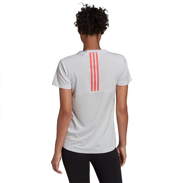 Adidas 3 Stripes Lyhyt Sleeve Naisten T Paidat Harmaat | IXLD-13824