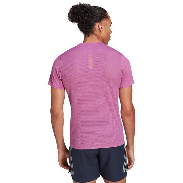 Adidas Adizero Speed Lyhyt Sleeve Miesten T Paidat Violetit | QKNJ-05283