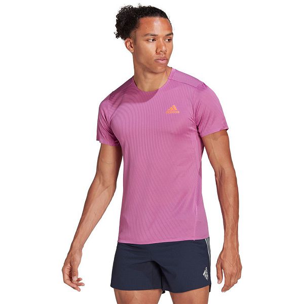 Adidas Adizero Speed Lyhyt Sleeve Miesten T Paidat Violetit | QKNJ-05283