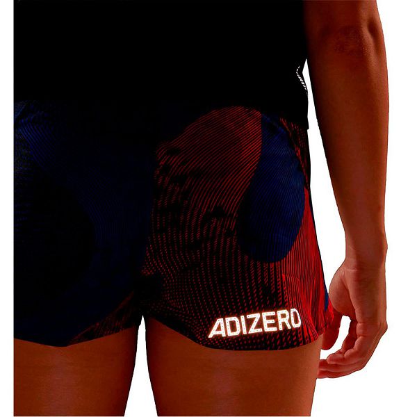 Adidas Adizero Split 4´´ Shorts Naisten Housut Mustat | ZXDS-24061