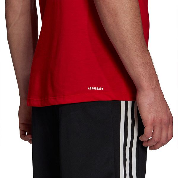 Adidas Aeroready Designed 2 Move Urheilu Lyhyt Sleeve Miesten T Paidat Punainen | UIJK-84095