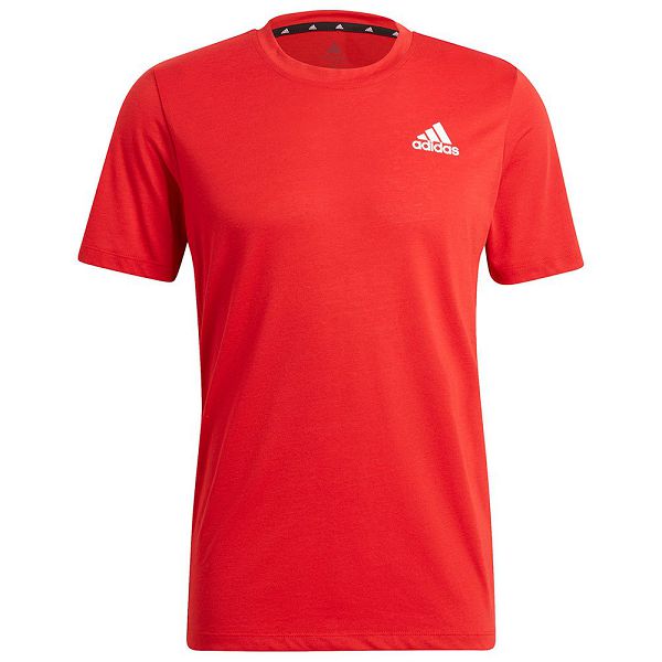 Adidas Aeroready Designed 2 Move Urheilu Lyhyt Sleeve Miesten T Paidat Punainen | UIJK-84095