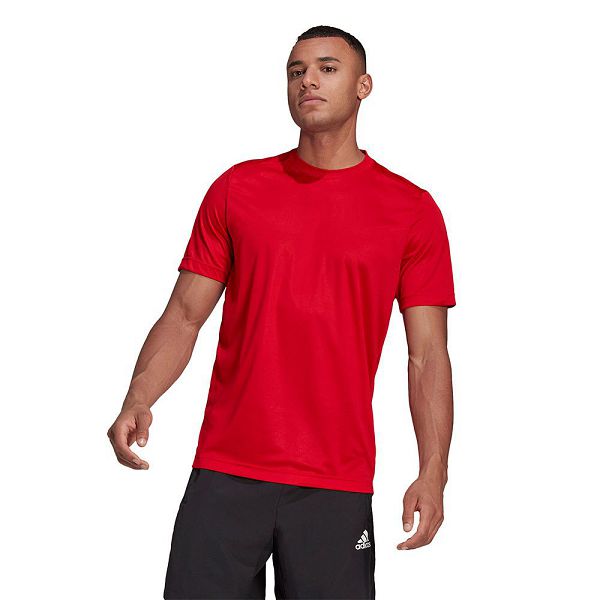 Adidas Aeroready Designed To Move Urheilu Lyhyt Sleeve Miesten T Paidat Punainen | JCKN-72346