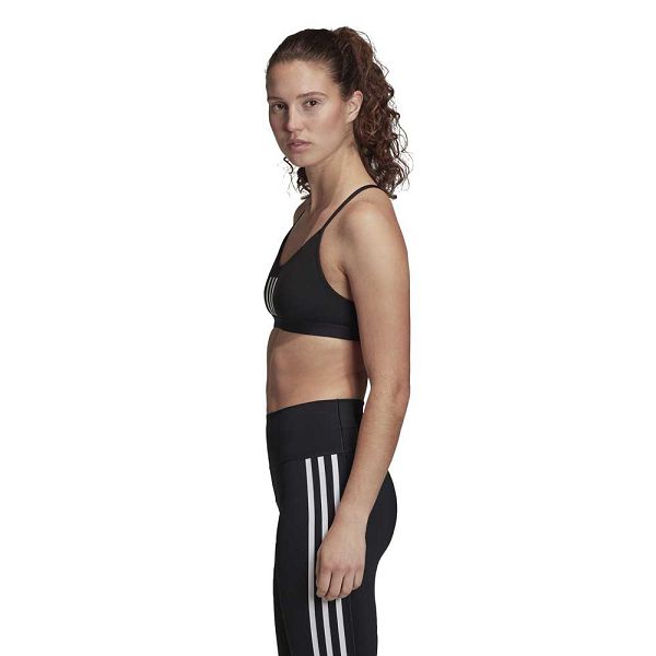 Adidas All Me 3 Stripes Mesh Naisten Urheiluliivit Mustat | HYIX-36128