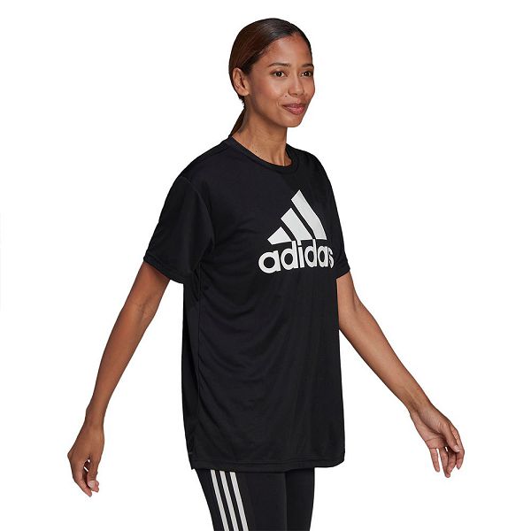 Adidas BL Boyf Lyhyt Sleeve Naisten T Paidat Mustat | MPVT-75384