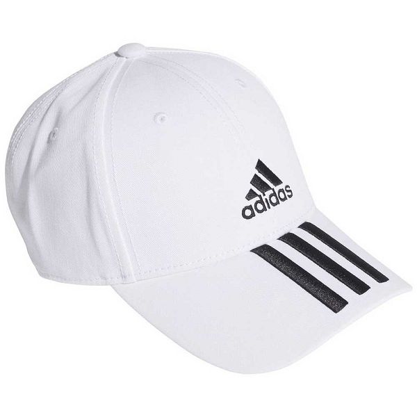 Adidas Baseball 3 Stripes Puuvilla Twill Lasten Lippis Valkoinen | GXEC-79406