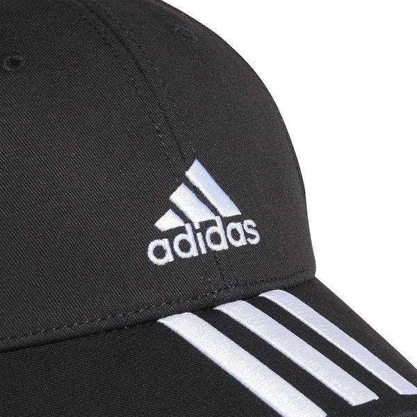 Adidas Baseball 3 Stripes Puuvilla Twill Lasten Lippis Mustat | MWJQ-26593