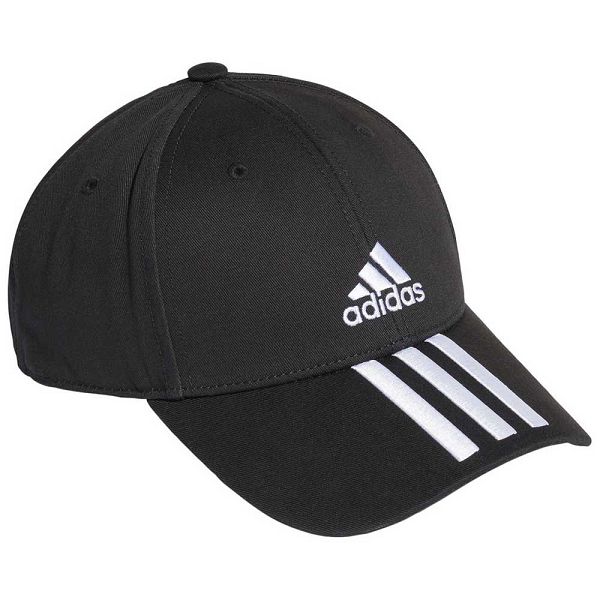 Adidas Baseball 3 Stripes Puuvilla Twill Lasten Lippis Mustat | MWJQ-26593