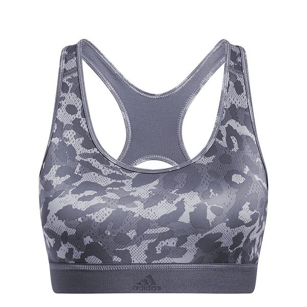 Adidas Believe This Medium Support Allover Print Naisten Urheiluliivit Harmaat | YWNF-37562