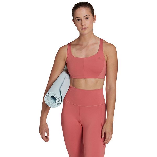 Adidas Coreflow Medium-Support Naisten Urheiluliivit Punainen | NXQD-43185