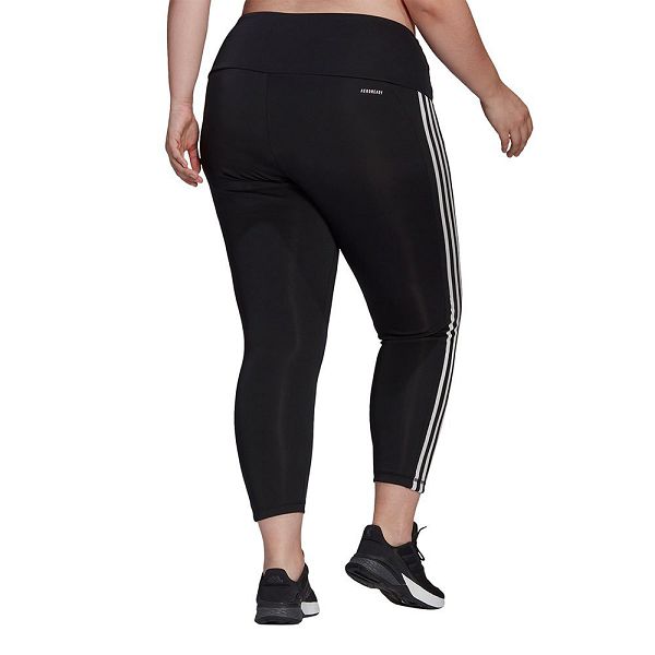 Adidas Designed 2 Move High Rise 3 Stripes 7/8 Big Naisten Leggingsit Mustat | GYMU-46230