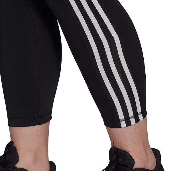 Adidas Designed 2 Move High Rise 3 Stripes 7/8 Big Naisten Leggingsit Mustat | GYMU-46230