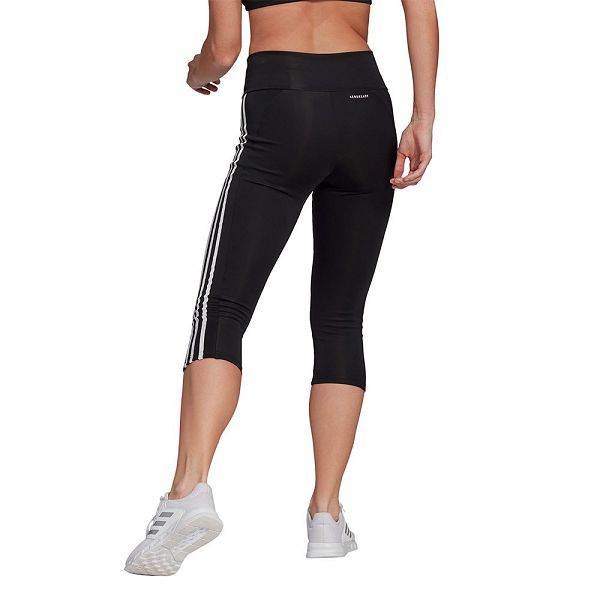 Adidas Designed 2 Move High Rise 3 Stripes Naisten Leggingsit Mustat | LXRO-67915