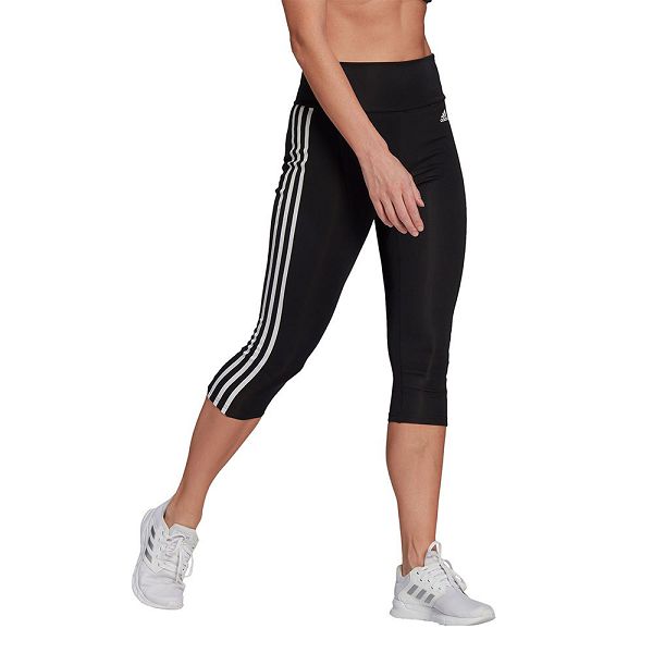 Adidas Designed 2 Move High Rise 3 Stripes Naisten Leggingsit Mustat | LXRO-67915