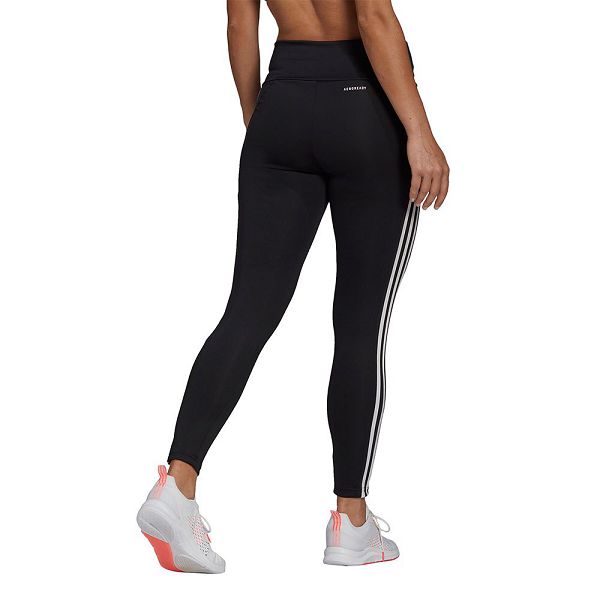 Adidas Designed 2 Move High Rise 3 Stripes 7/8 Naisten Leggingsit Mustat | VDMT-87054