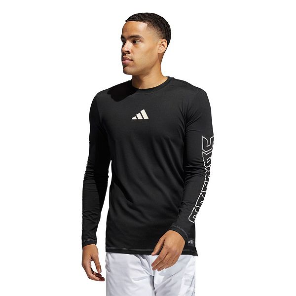 Adidas FB Hype Long Sleeve Miesten T Paidat Mustat | ZGSL-36509