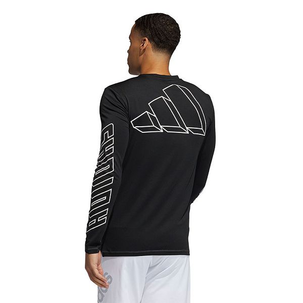 Adidas FB Hype Long Sleeve Miesten T Paidat Mustat | ZGSL-36509