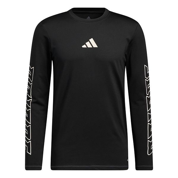 Adidas FB Hype Long Sleeve Miesten T Paidat Mustat | ZGSL-36509