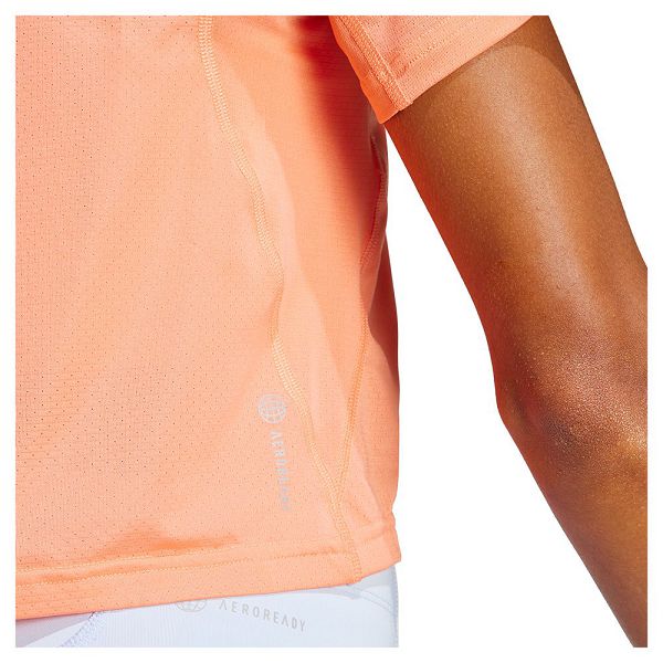 Adidas Fast Crop Lyhyt Sleeve Naisten T Paidat Oranssi | VMSE-37501