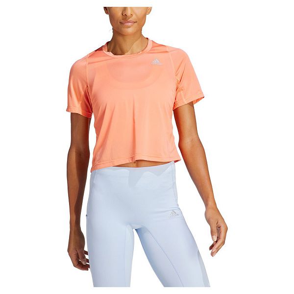 Adidas Fast Crop Lyhyt Sleeve Naisten T Paidat Oranssi | VMSE-37501