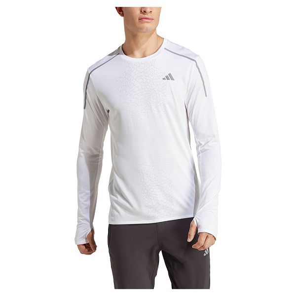 Adidas Fast Long Sleeve Miesten T Paidat Valkoinen | AJIO-18650