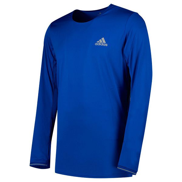 Adidas Fast Long Sleeve Miesten T Paidat Sininen | BXMN-54318