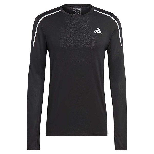 Adidas Fast Long Sleeve Miesten T Paidat Mustat | YDUJ-51247