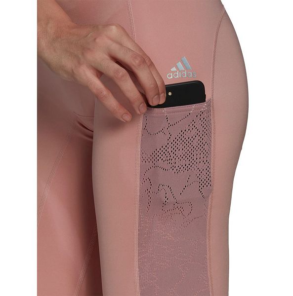 Adidas Fastimp Pitsi BT Lyhyt Naisten Leggingsit Pinkki | XTOJ-14860