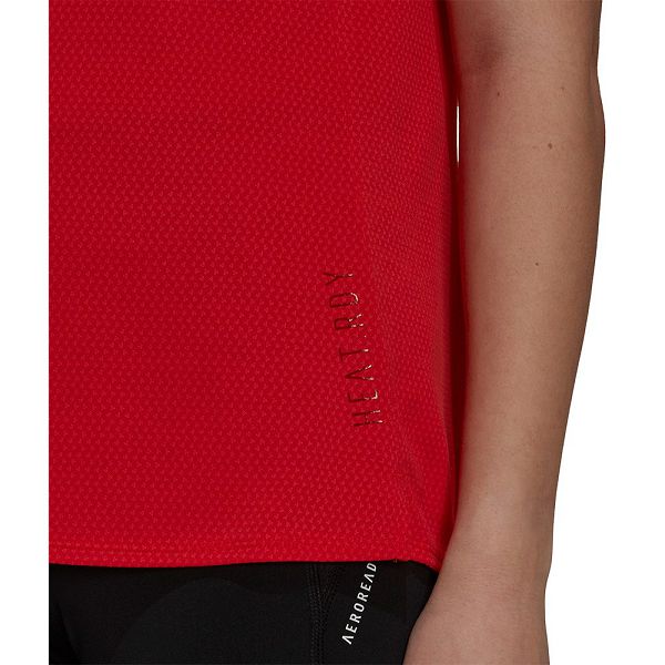 Adidas Heat RDY Lyhyt Sleeve Naisten T Paidat Punainen | DBIH-84657