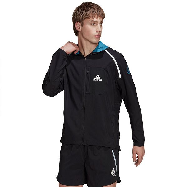 Adidas Marathon For The Oceans Miesten Takki Mustat | XJCT-73165