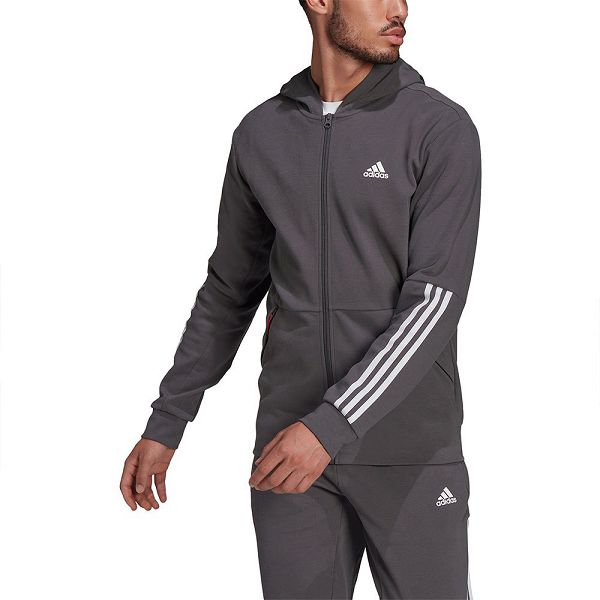 Adidas Motion Full Zip Miesten Puserot Harmaat | UEGT-59876