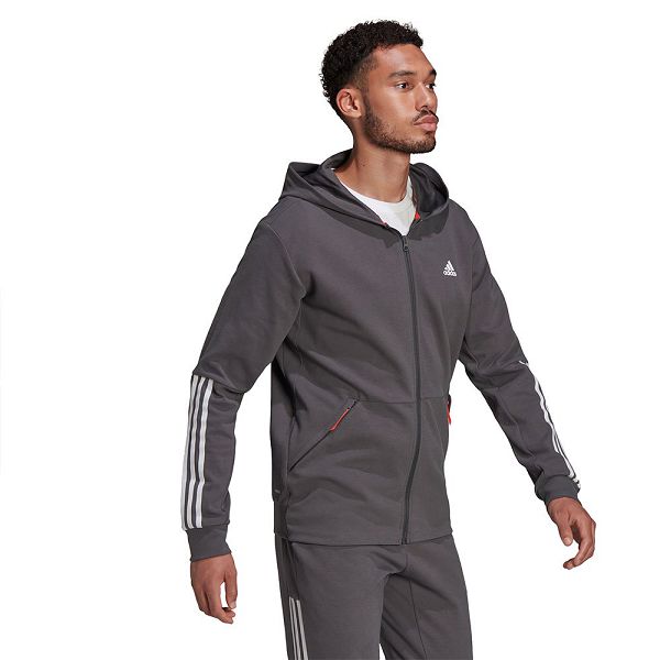 Adidas Motion Full Zip Miesten Puserot Harmaat | UEGT-59876