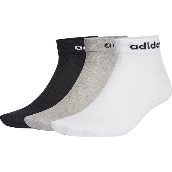 Adidas NC Ankle 3 Pairs Miesten Sukat White/Grey/Black | NBJQ-73249