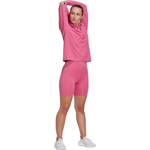 Adidas Otr Half Zip Naisten Puserot Pinkki | RUQE-45836