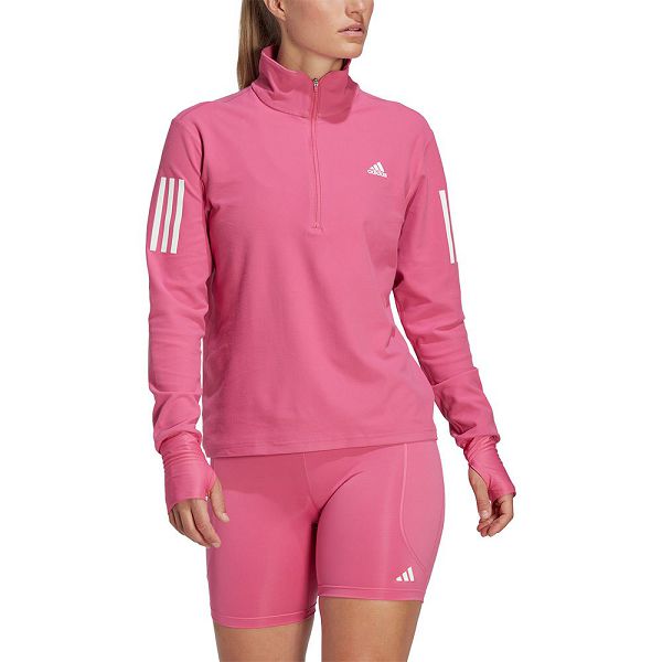 Adidas Otr Half Zip Naisten Puserot Pinkki | RUQE-45836