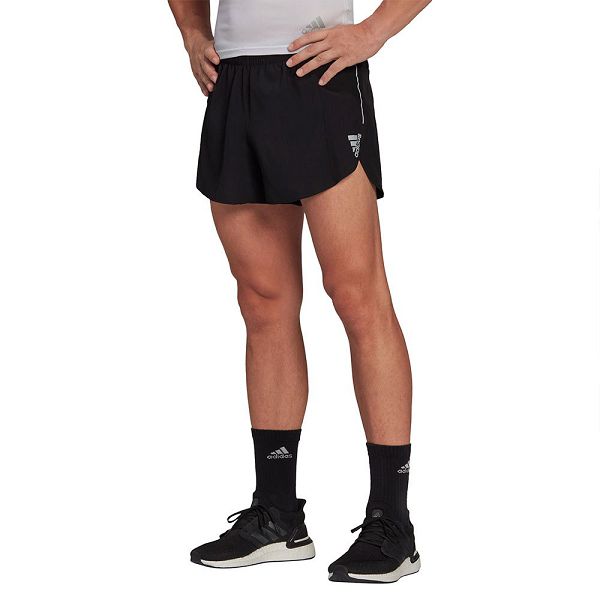 Adidas Otr Split Shorts Miesten Housut Mustat | XKNW-04268