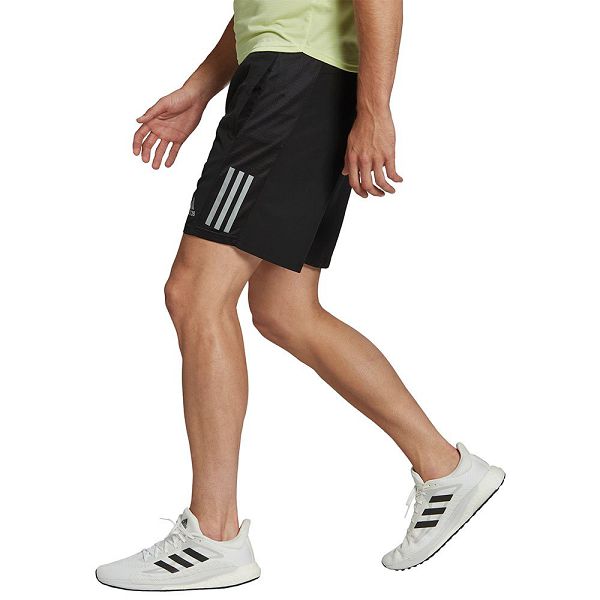 Adidas Own The Run 9´´ Shorts Miesten Housut Mustat | FHSP-57890