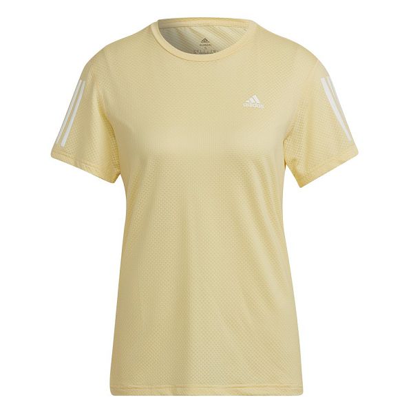 Adidas Own The Run Cooler Lyhyt Sleeve Naisten T Paidat Keltainen | YEBQ-42810