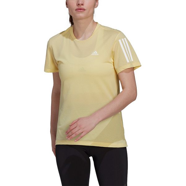 Adidas Own The Run Cooler Lyhyt Sleeve Naisten T Paidat Keltainen | YEBQ-42810