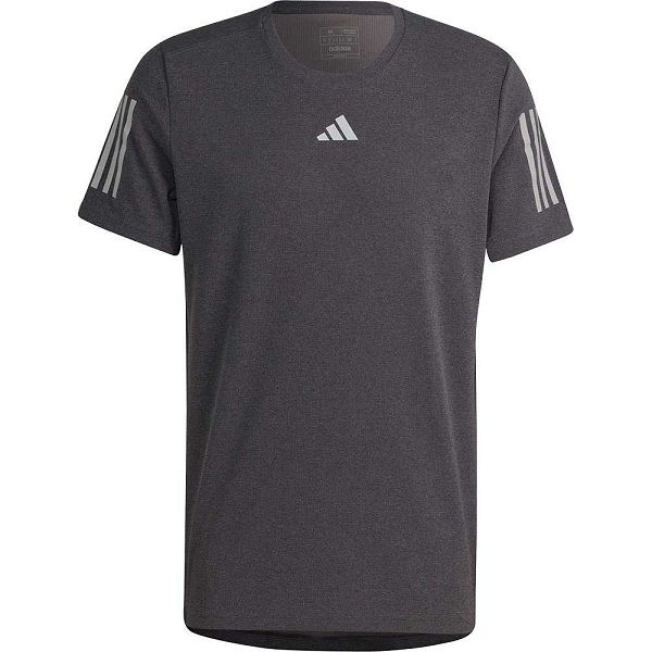 Adidas Own The Run Heather Lyhyt Sleeve Miesten T Paidat Mustat | VIKG-31248