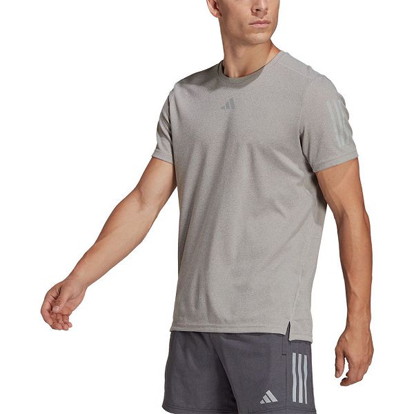 Adidas Own The Run Heather Lyhyt Sleeve Miesten T Paidat Harmaat | YHJC-84095