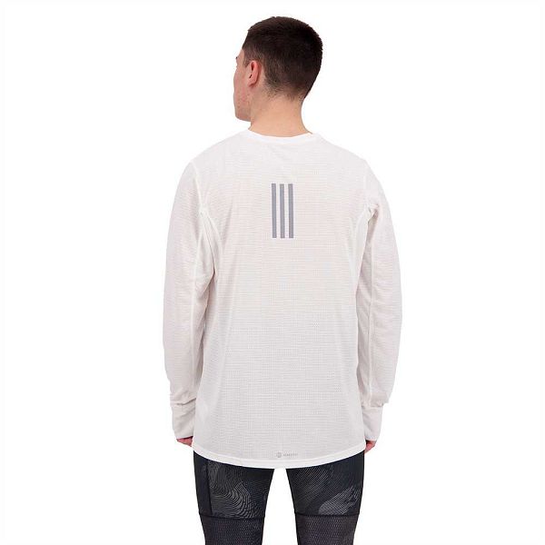 Adidas Own The Run Long Sleeve Miesten T Paidat Valkoinen | EXDZ-75103