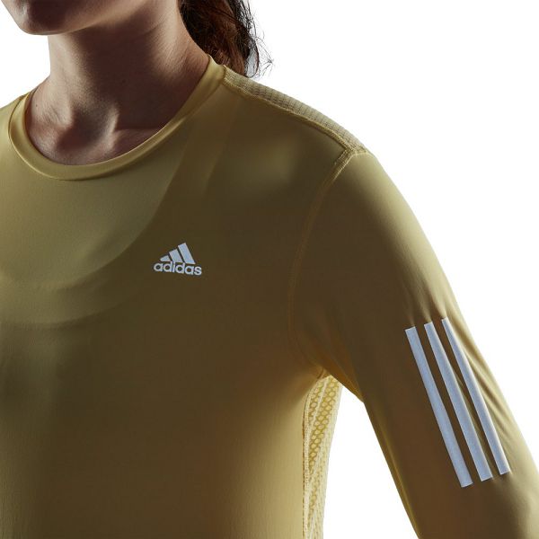 Adidas Own The Run Long Sleeve Naisten T Paidat Keltainen | IHAU-42678