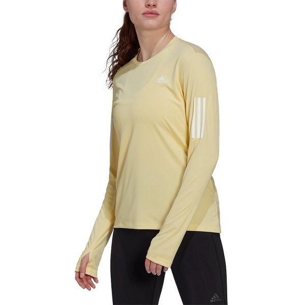 Adidas Own The Run Long Sleeve Naisten T Paidat Keltainen | IHAU-42678