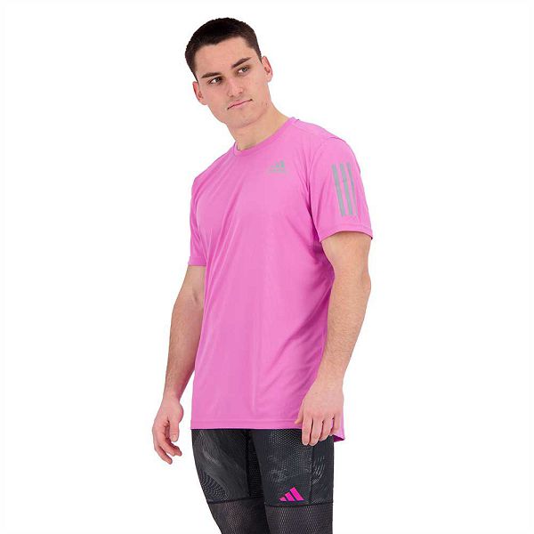 Adidas Own The Run Lyhyt Sleeve Miesten T Paidat Violetit | GBEM-17294