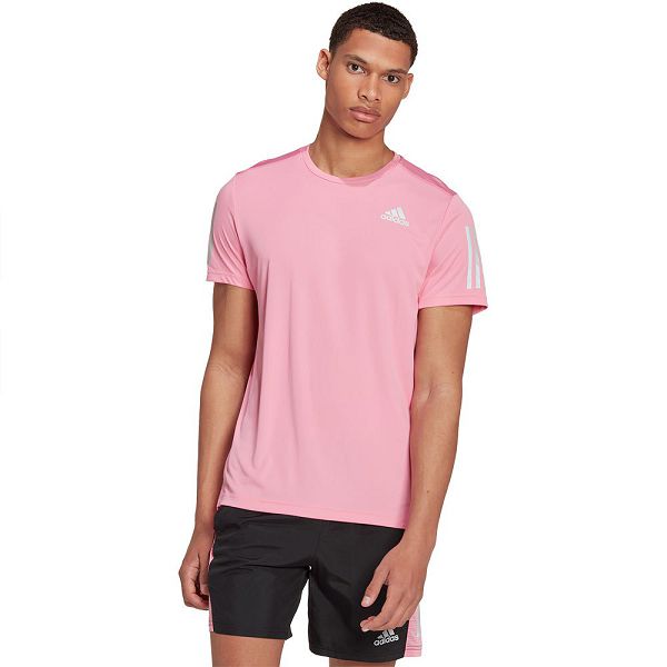 Adidas Own The Run Lyhyt Sleeve Miesten T Paidat Pinkki | HBLF-91308