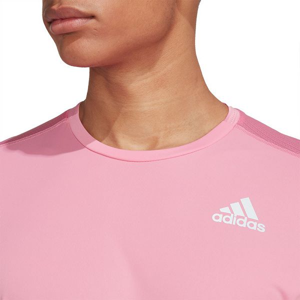 Adidas Own The Run Lyhyt Sleeve Miesten T Paidat Pinkki | HBLF-91308